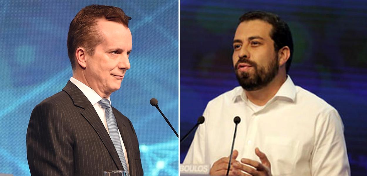 Celso Russomanno e Guilherme Boulos (Foto: Divulgação) Celso Russomanno e Guilherme Boulos