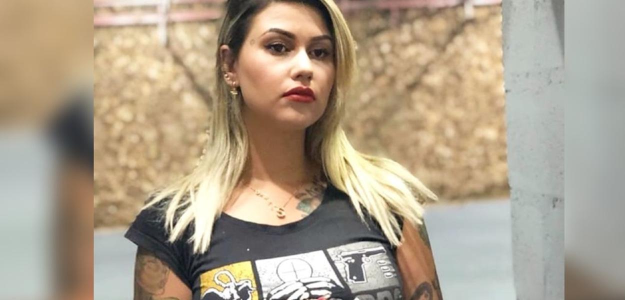 A militante fascista Sara Giromini foi presa pela Polícia Federal (Foto: Reprodução) A militante fascista Sara Giromini foi presa pela Polícia Federal