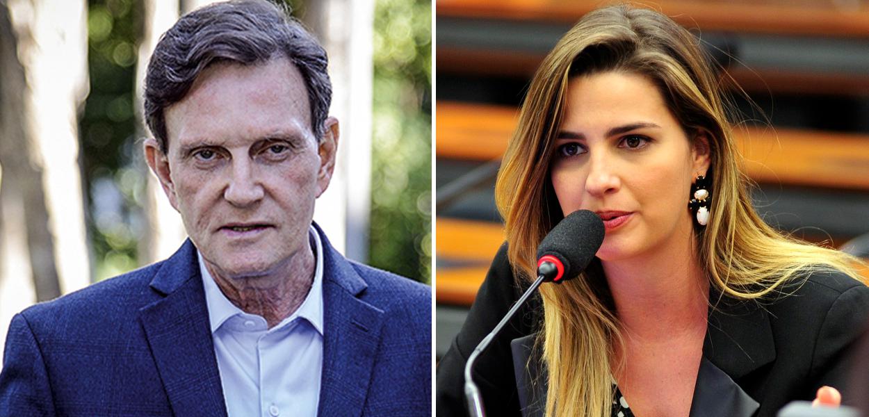 Marcelo Crivella e Clarissa Garotinho (Foto: Divulgação) Marcelo Crivella e Clarissa Garotinho