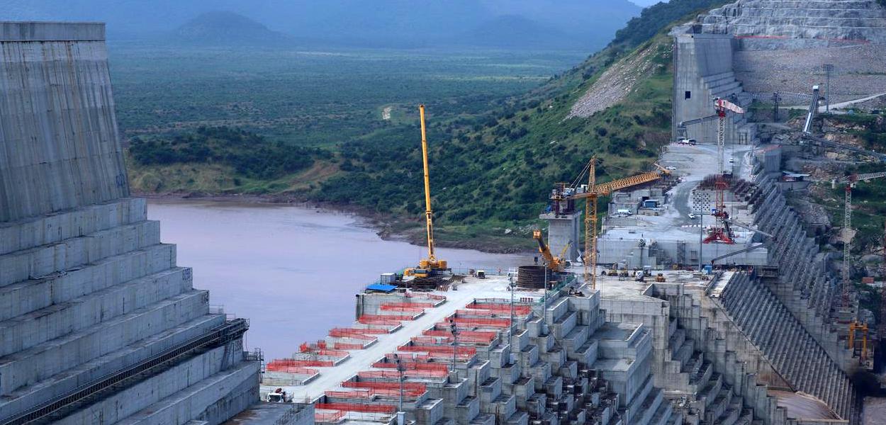 Represa do Renascimento na Etiópia (Foto: REUTERS/Tiksa Negeri) Represa do Renascimento na Etiópia