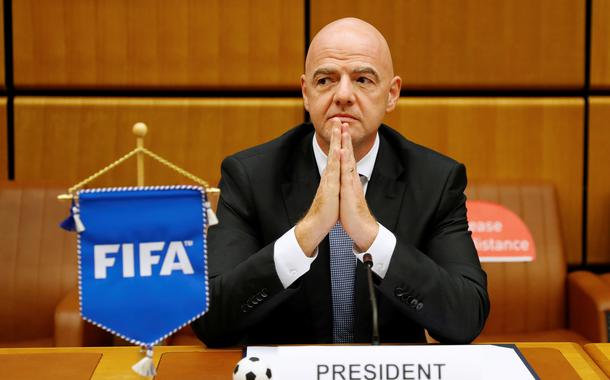 Gianni Infantino, presidente da FIFA (Foto: REUTERS/Leonhard Foeger) Gianni Infantino, presidente da FIFA