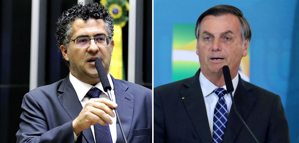 Alencar Santana Braga e Jair Bolsonaro (Foto: Câmara dos Deputados | Wilson Dias/Agência Brasil) Alencar Santana Braga e Jair Bolsonaro