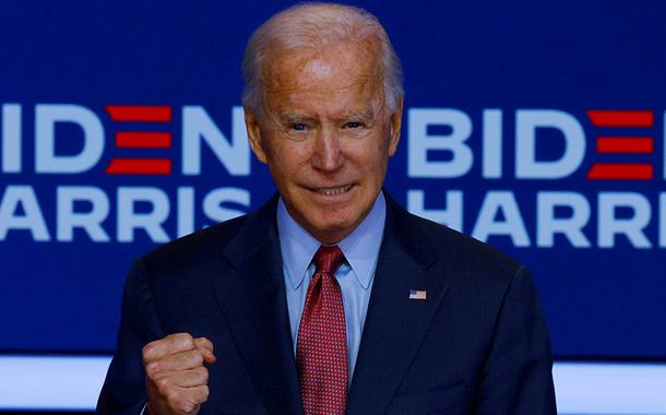 Joe Biden discursa em Wilmington, no Estado norte-americano de Delaware. 28/10/2020
