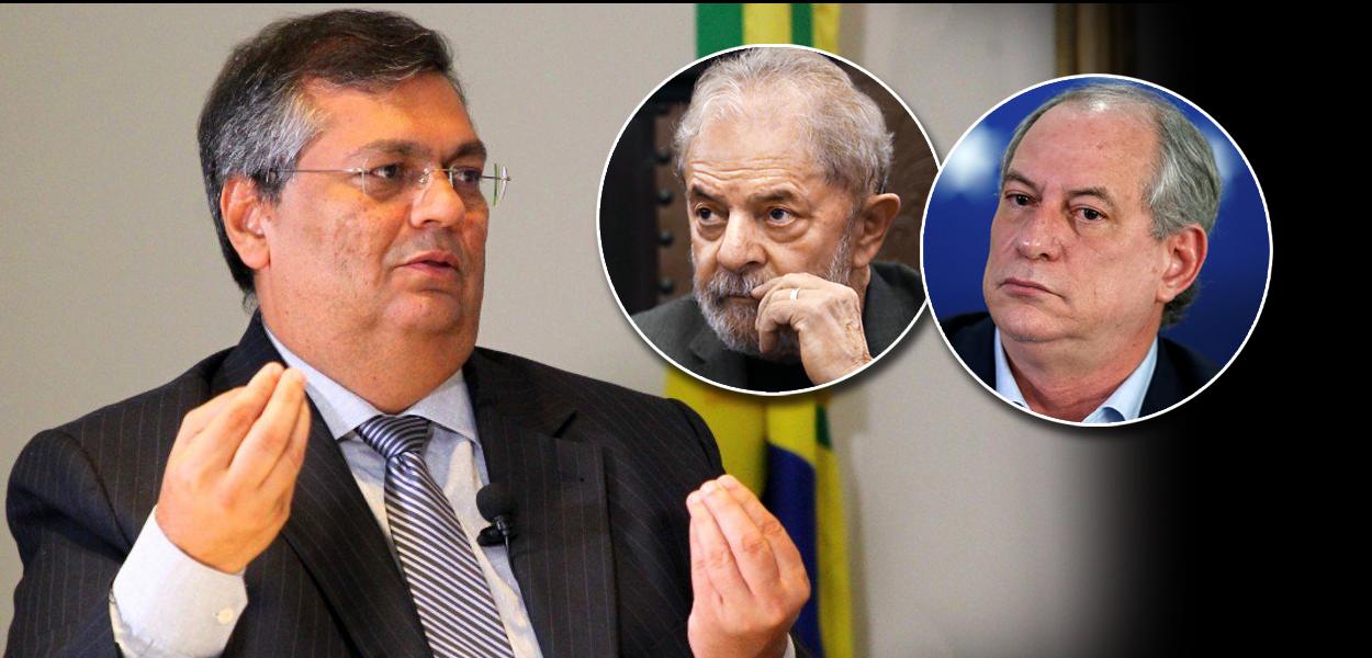 Flávio Dino, Lula e Ciro Gomes (Foto: Divulgação | Reuters) Flávio Dino, Lula e Ciro Gomes