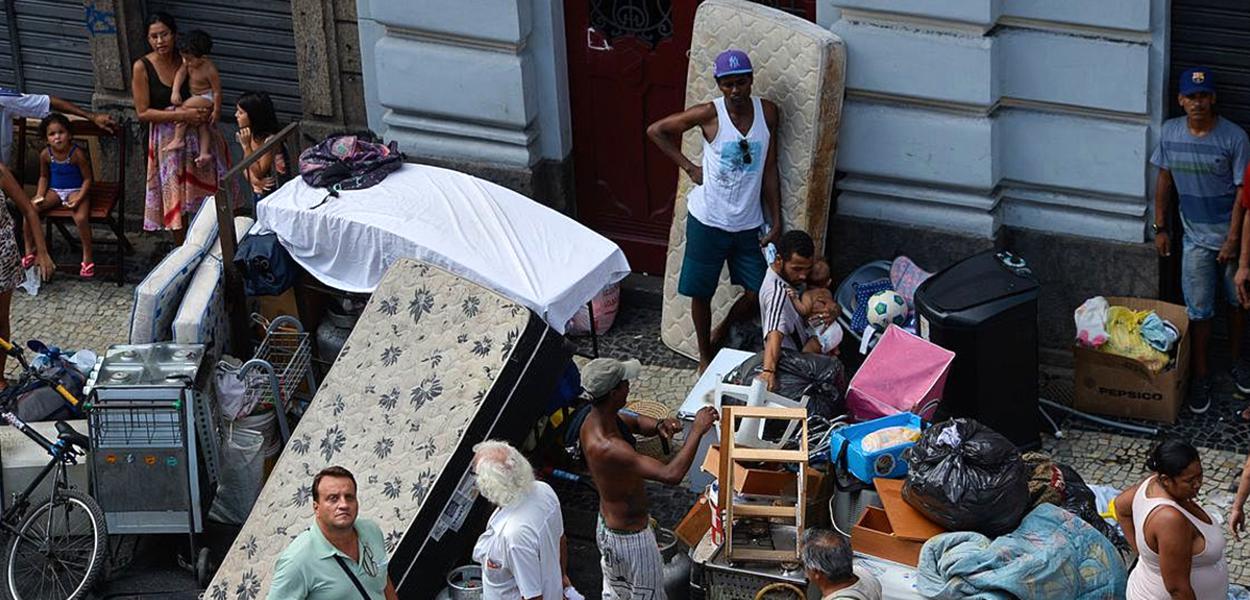 MAIS DE 4 MIL AÇÕES DE DESPEJOS FORAM PROTOCOLADAS DURANTE A PANDEMIA EM SP. (Foto: TÂNIA RÊGO/AGÊNCIA BRASIL) MAIS DE 4 MIL AÇÕES DE DESPEJOS FORAM PROTOCOLADAS DURANTE A PANDEMIA EM SP.