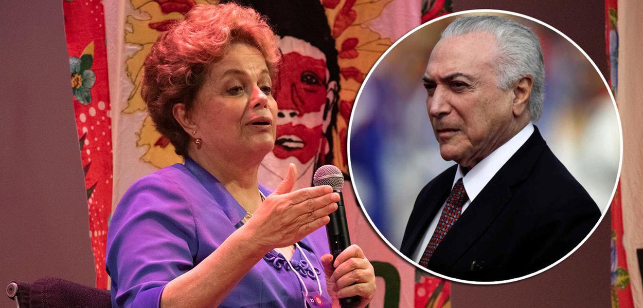 Dilma Rousseff e Michel Temer (Foto: Ederson Casartelli/247 | Reuters) Dilma Rousseff e Michel Temer