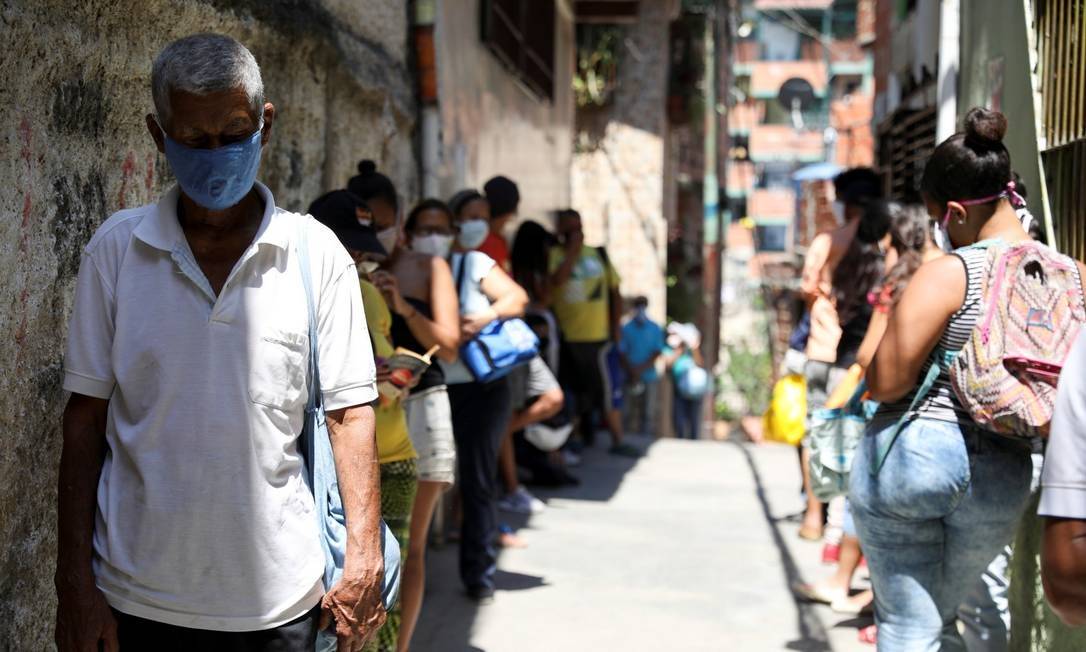 Pandemia na Venezuela (Foto: Manaure Quintero/Reuters) Pandemia na Venezuela