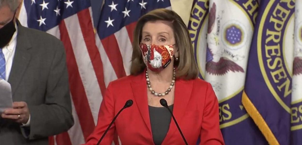 Nancy Pelosi (Foto: Reprodução/Guardian News) Nancy Pelosi