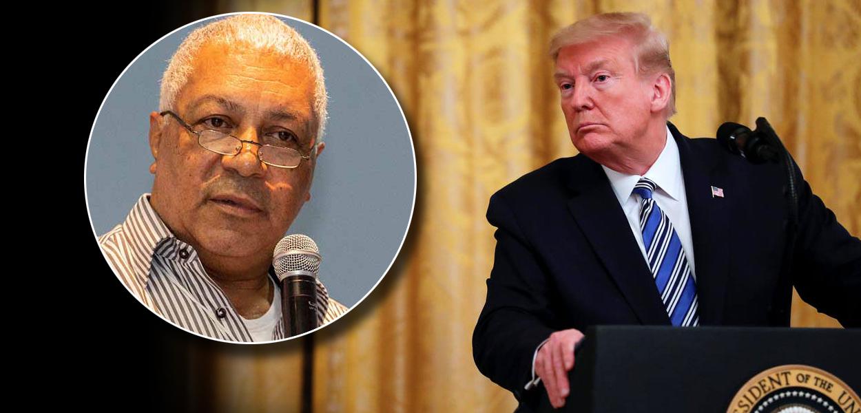 Ariovaldo Ramos e Donald Trump (Foto: Reprodução | Reuters) Ariovaldo Ramos e Donald Trump