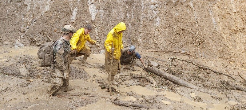 Danos causados na Guatemala pelo ciclone Eta (Foto: Reprodução) Danos causados na Guatemala pelo ciclone Eta