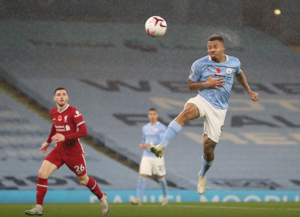 O brasileiro Gabriel Jesus em ação (Foto: REUTERS/Martin Rickett) O brasileiro Gabriel Jesus em ação