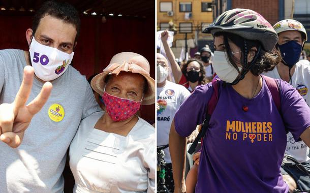 Boulos e Manuela D'Ávila (Foto: Reprodução) Boulos e Manuela D'Ávila