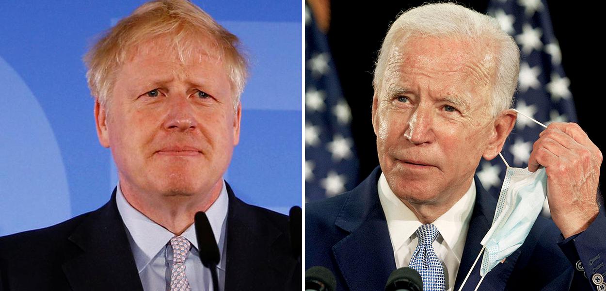 Boris Johnson e Joe Biden (Foto: Reuters) Boris Johnson e Joe Biden