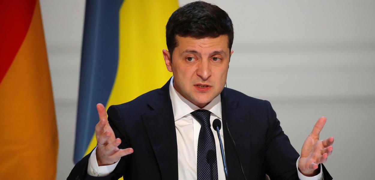 Volodymyr Zelenskiy, presidente da Ucrânia (Foto: Reuters) Volodymyr Zelenskiy, presidente da Ucrânia