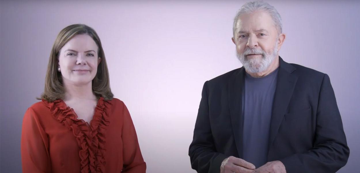 Gleisi Hoffmann e Lula (Foto: Reprodução) Gleisi Hoffmann e Lula