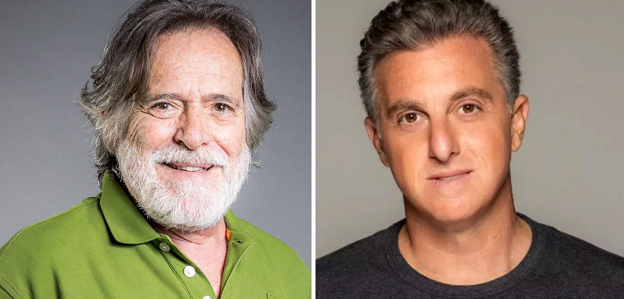Zé de Abreu e Luciano Huck (Foto: Reprodução) Zé de Abreu e Luciano Huck
