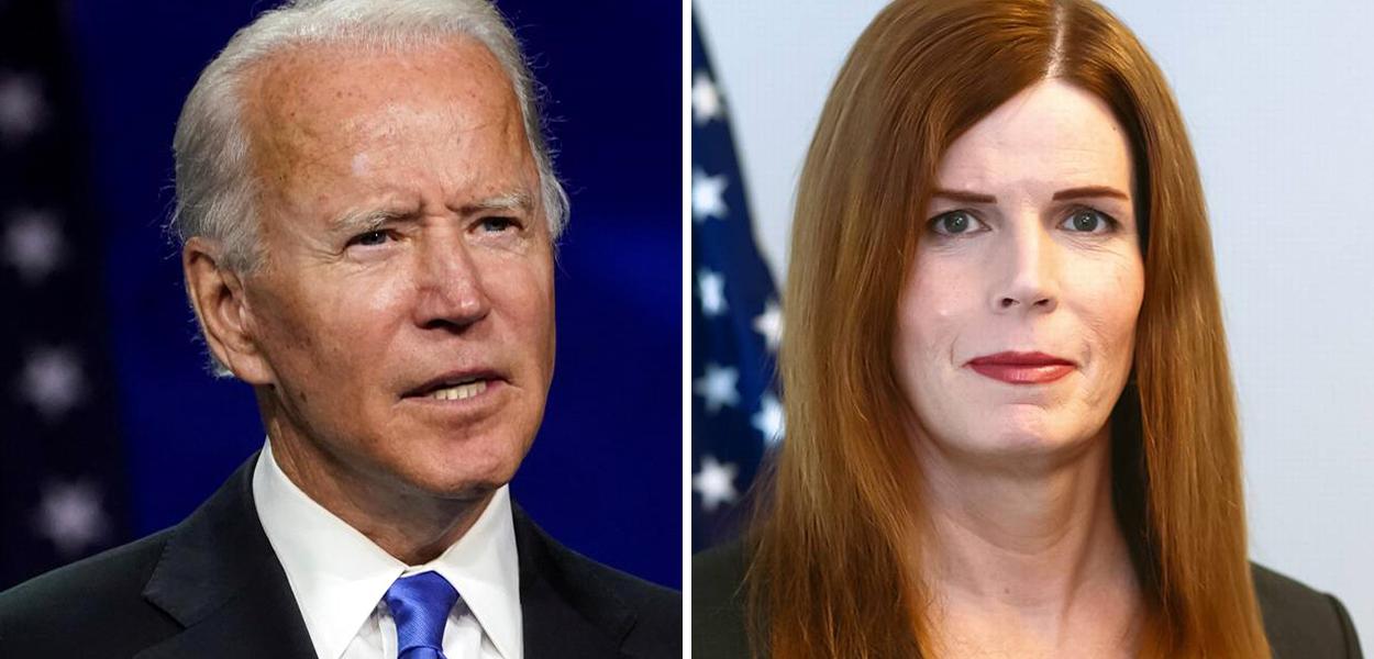 Joe Biden e Shawn Skelly (Foto: Reuters | Reprodução) Joe Biden e Shawn Skelly