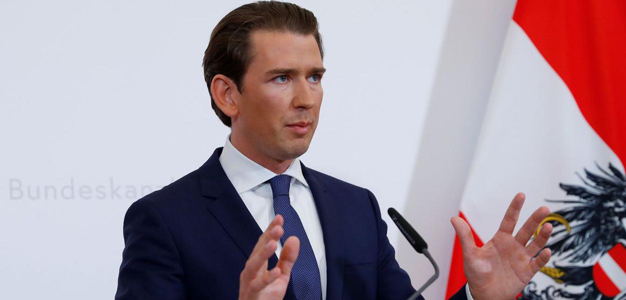 O chanceler federal da Áustria, Sebastian Kurz (Foto: Reuters/Leonhard Foeger) O chanceler federal da Áustria, Sebastian Kurz