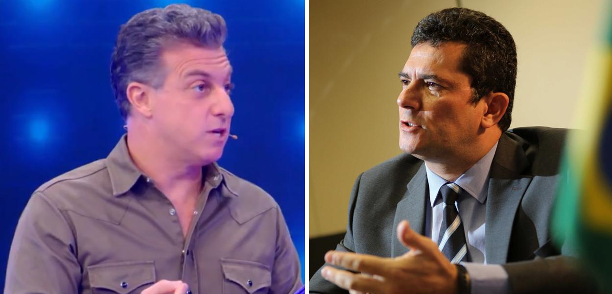 Luciano Huck e Sergio Moro (Foto: Reprodução | Reuters) Luciano Huck e Sergio Moro