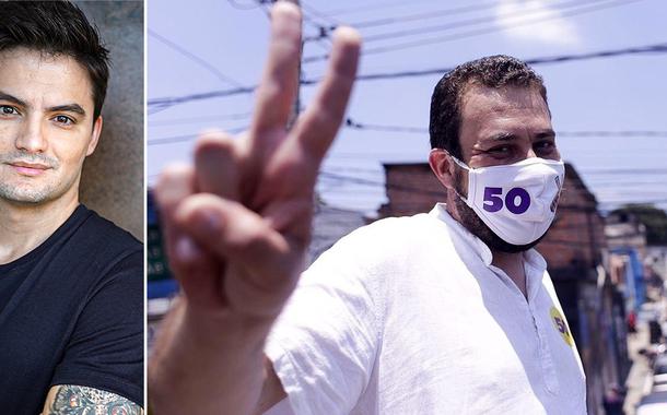 Felipe Neto e Guilherme Boulos (Foto: Divulgação) Felipe Neto e Guilherme Boulos