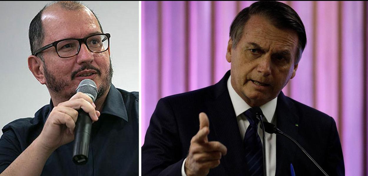 Celso Rocha de Barros e Jair Bolsonaro (Foto: Reprodução | PR) Celso Rocha de Barros e Jair Bolsonaro