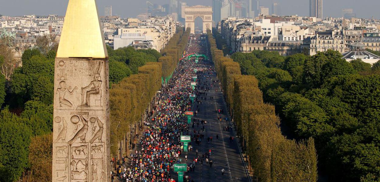 Maratona de Paris (Foto: Reuters/Regis Duvignau) Maratona de Paris