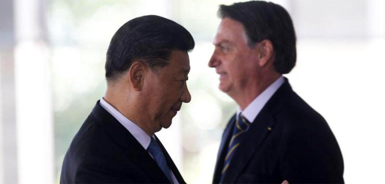 Xi Jinping e Jair Bolsonaro (Foto: REUTERS/Adriano Machado) Xi Jinping e Jair Bolsonaro