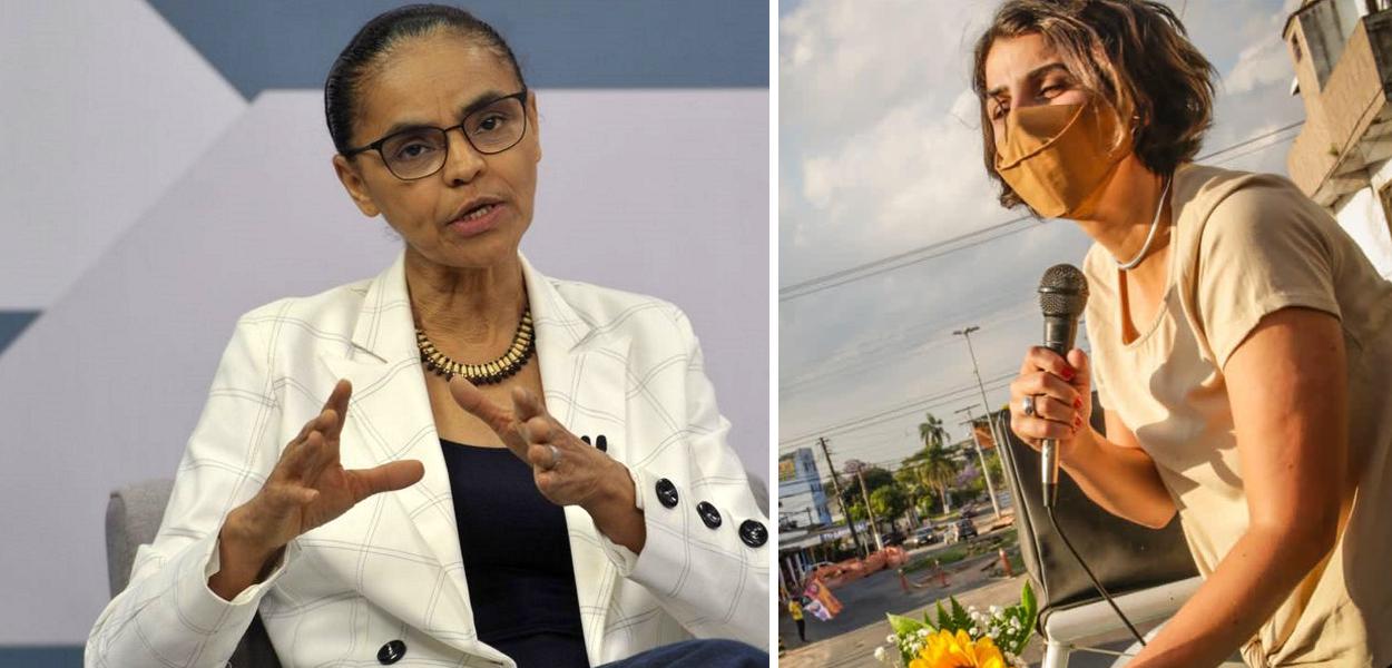 Marina Silva e Manuela d'Ávila (Foto: ABr | Reprodução) Marina Silva e Manuela d'Ávila