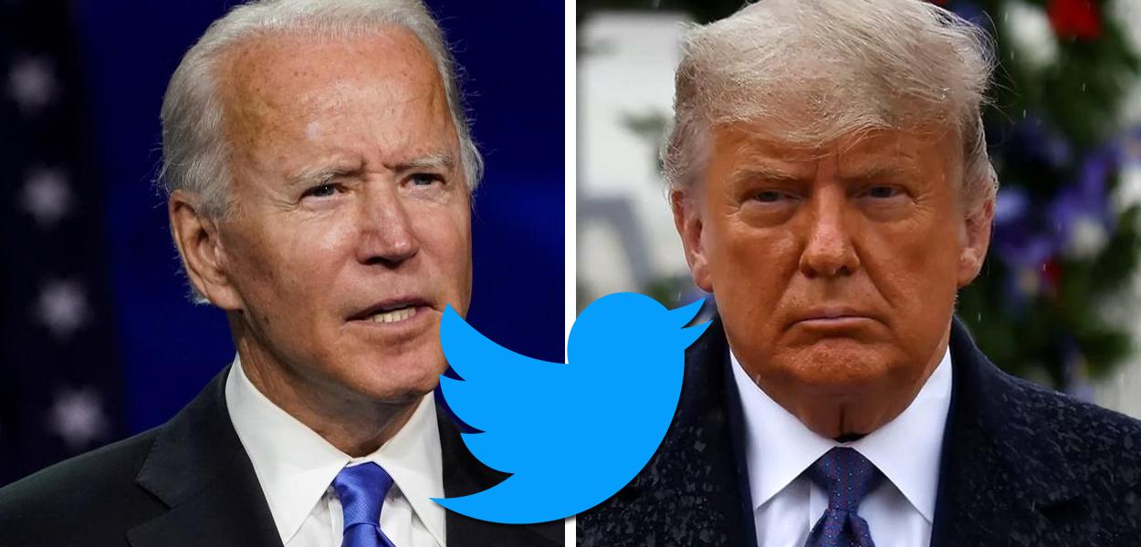 Joe Biden e Donald Trump (Foto: Reuters | Reprodução) Joe Biden e Donald Trump