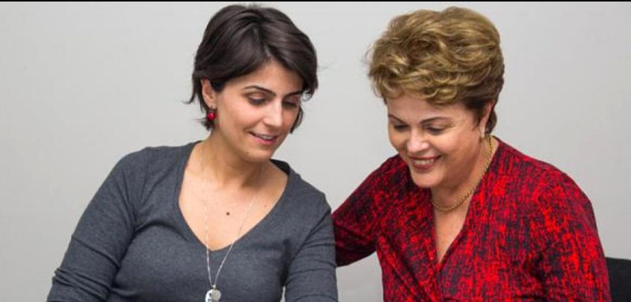 Manuela D’Ávila e Dilma Rousseff. (Foto: Reprodução/PCdoB) Manuela D’Ávila e Dilma Rousseff.