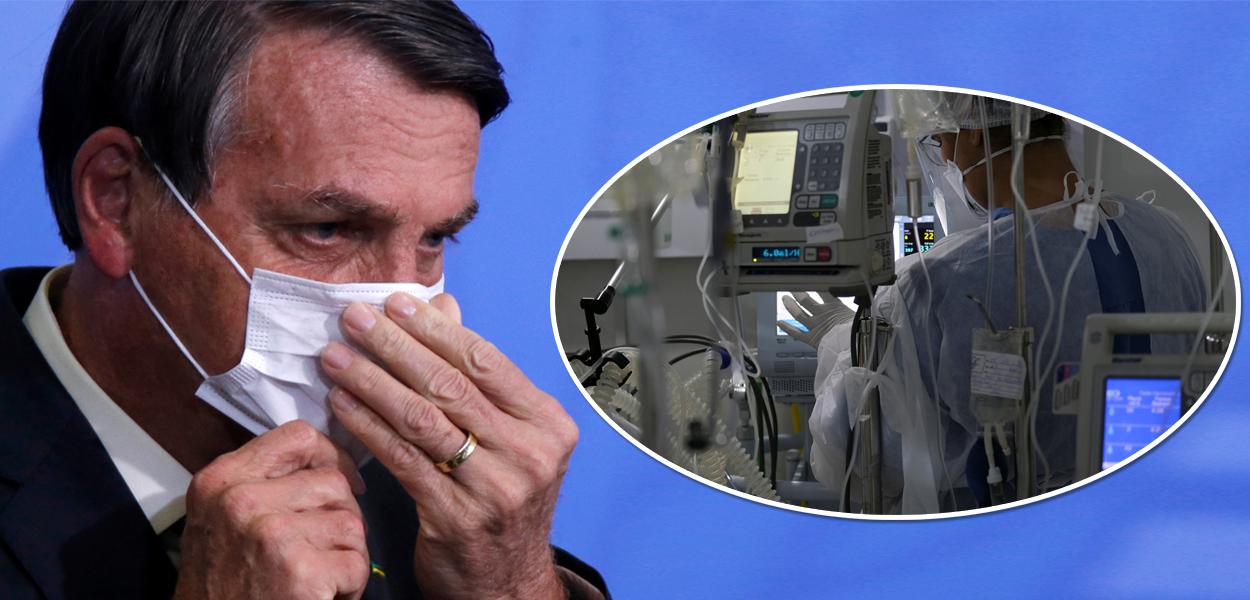 Bolsonaro e hospital de campanha no Rio de Janeiro (RJ) em meio à pandemia de coronavírus (Foto: REUTERS/Adriano Machado | REUTERS/Ricardo Moraes) Bolsonaro e hospital de campanha no Rio de Janeiro (RJ) em meio à pandemia de coronavírus