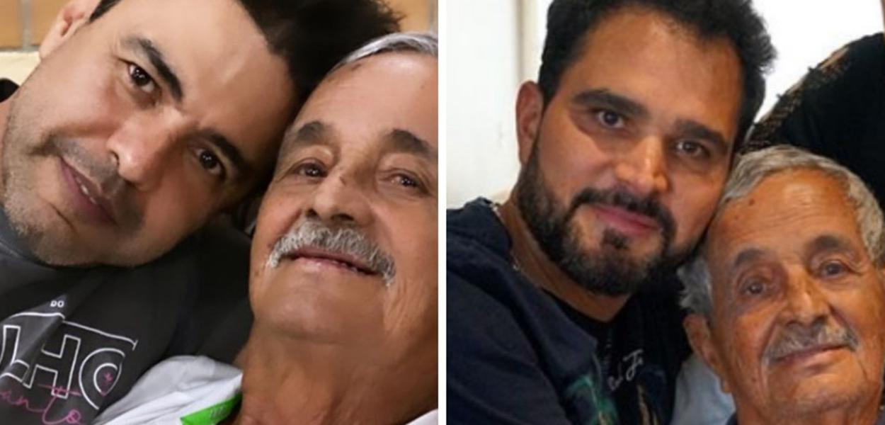Zezé com o pai Francisco de Camargo e Luciano o pai Francisco de Camargo (Foto: Reprodução/Instagram) Zezé com o pai Francisco de Camargo e Luciano o pai Francisco de Camargo