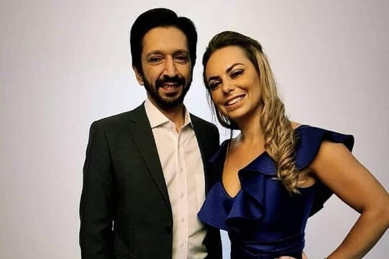 Ricardo Nunes e Regina Carnovale (Foto: Reprodução) Ricardo Nunes e Regina Carnovale