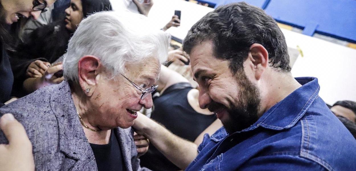 Erundina e Boulos (Foto: Reprodução/Twitter) Erundina e Boulos