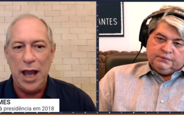 Ciro Gomes e Datena (Foto: Reprodução/YouTube) Ciro Gomes e Datena