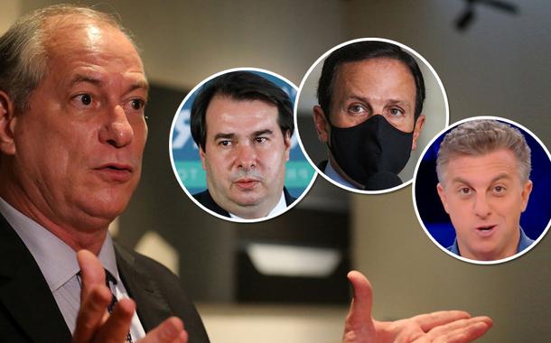Ciro Gomes, Rodrigo Maia, João Doria e Luciano Huck (Foto: Reuters | ABr | GOVSP | Reprodução) Ciro Gomes, Rodrigo Maia, João Doria e Luciano Huck