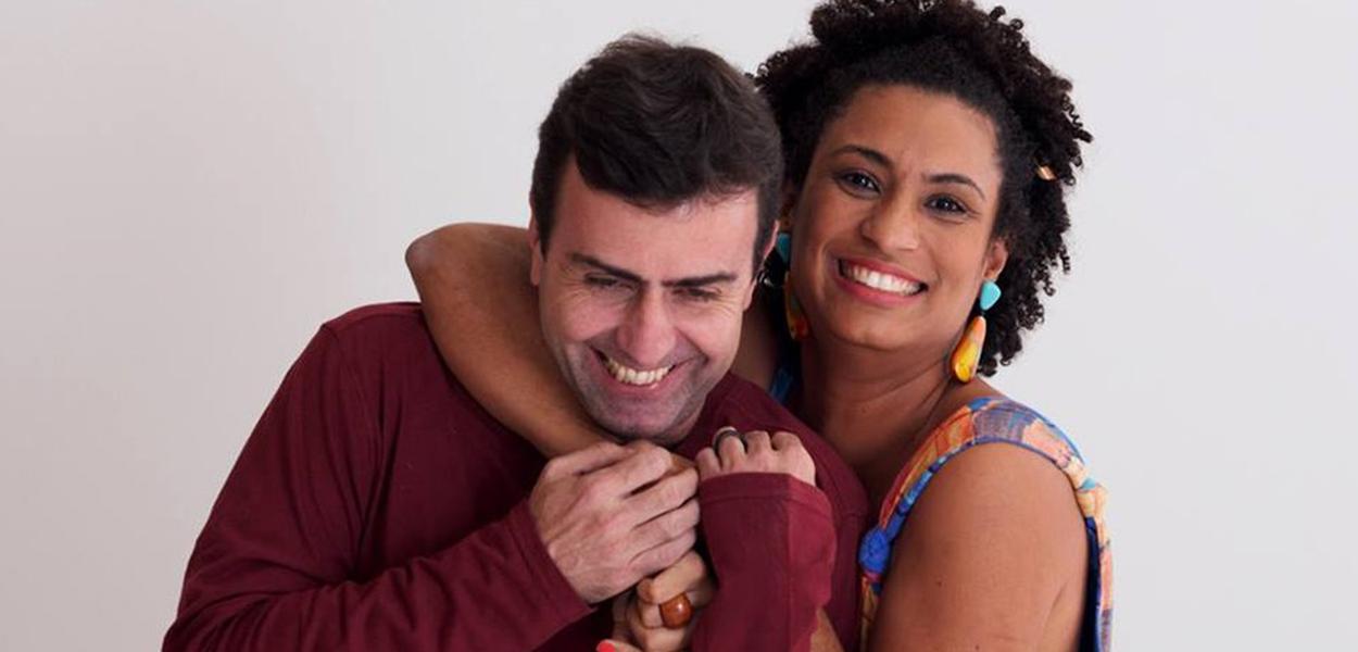 Marcelo Freixo e Marielle (Foto: Divulgação) Marcelo Freixo e Marielle