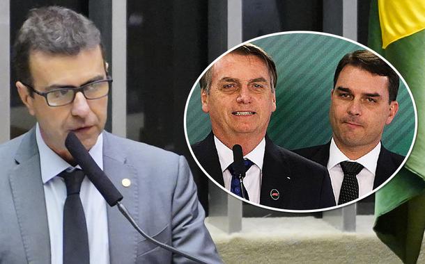 Marcelo Freixo, Jair e Flávio Bolsonaro (Foto: Pablo Valadares/Câmara dos Deputados | Valter Campanato/Agência Brasil) Marcelo Freixo, Jair e Flávio Bolsonaro