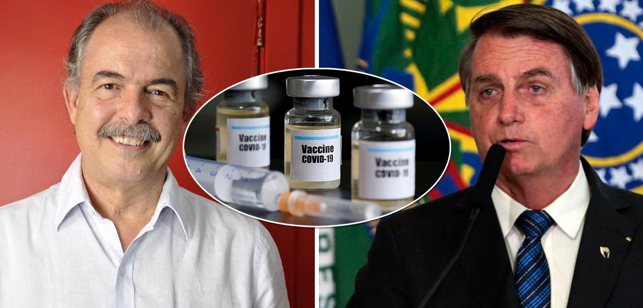 Aloizio Mercadante e Jair Bolsonaro (Foto: Felipe L. Gonçalves/Brasil247 | ABr) Aloizio Mercadante e Jair Bolsonaro