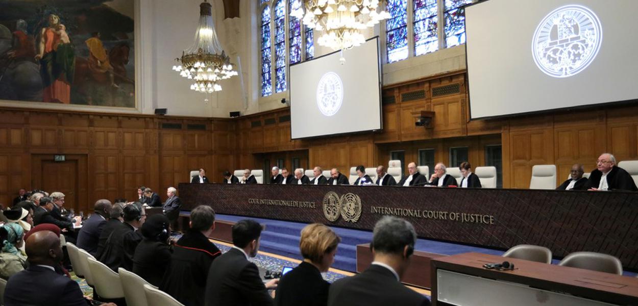 Corte Internacional de Justiça da ONU (Foto: Eva Plevier/Reuters) Corte Internacional de Justiça da ONU