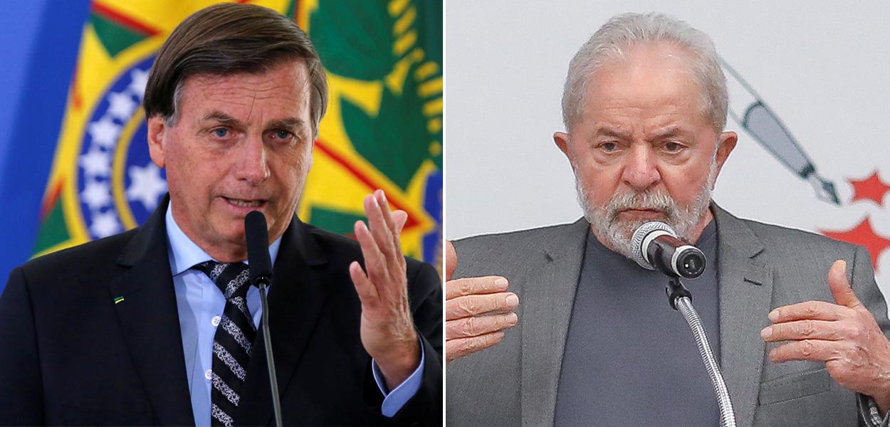 Bolsonaro e Lula (Foto: REUTERS/Adriano Machado | Ricardo Stuckert) Bolsonaro e Lula