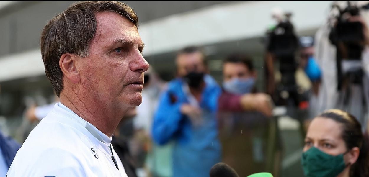 Presidente da República, Jair Bolsonaro conversa com a imprensa. 28/12/2020 (Foto: Marcos Corrêa/PR) www.brasil247.com - Presidente da República, Jair Bolsonaro conversa com a imprensa. 28/12/2020