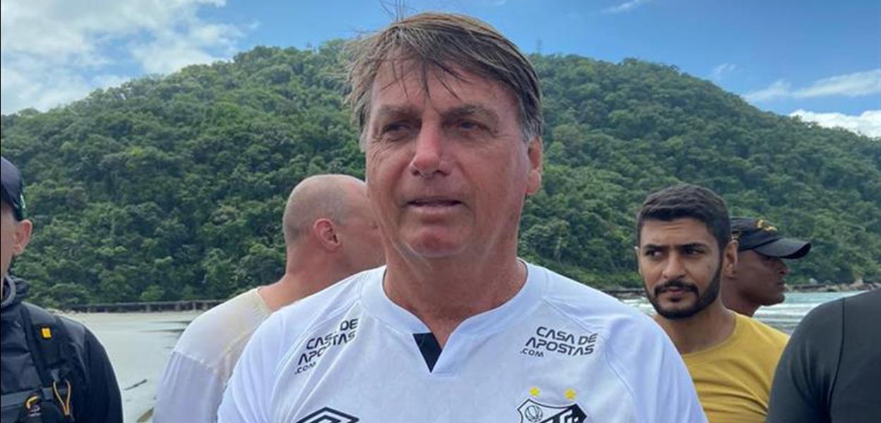 Jair Bolsonaro (Foto: Reprodução/Praia Grande Mil Grau) Jair Bolsonaro