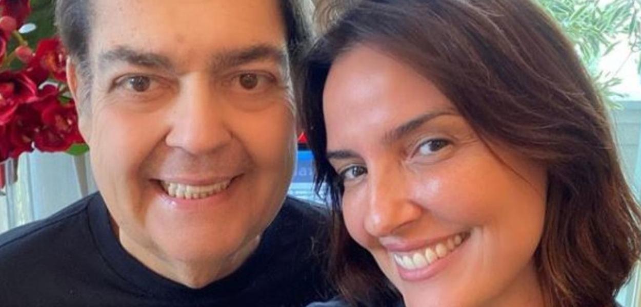 Faustão e Luciana Cardoso (Foto: Reprodução/Instagram) Faustão e Luciana Cardoso