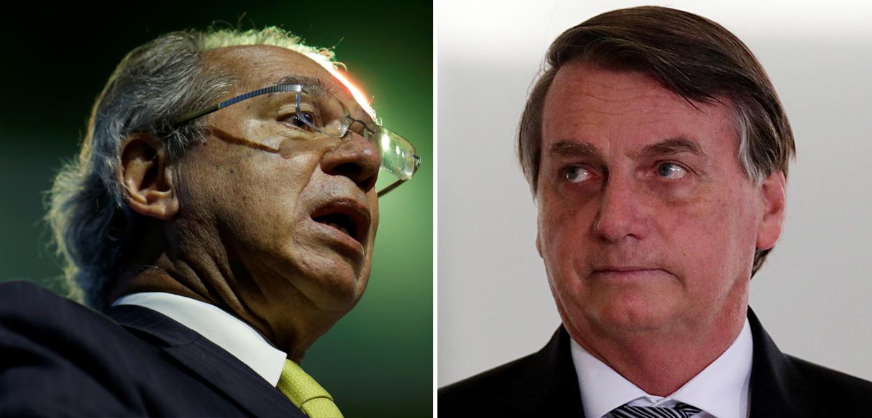 Paulo Guedes e Jair Bolsonaro (Foto: Reuters) Paulo Guedes e Jair Bolsonaro