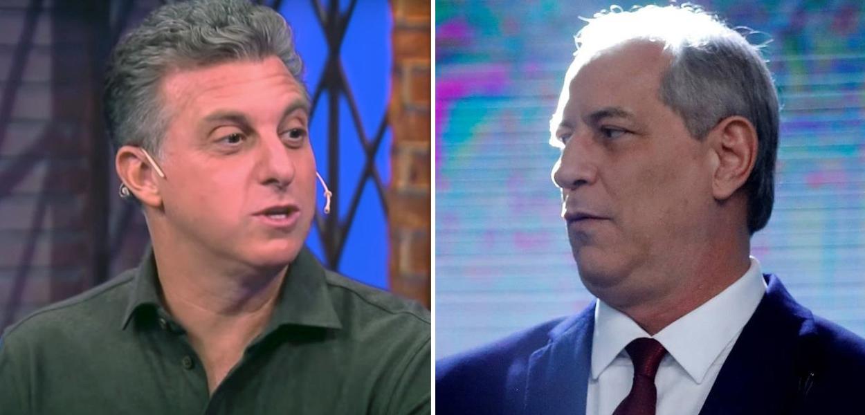 Luciano Huck e Ciro Gomes (Foto: Reprodução | Reuters) Luciano Huck e Ciro Gomes
