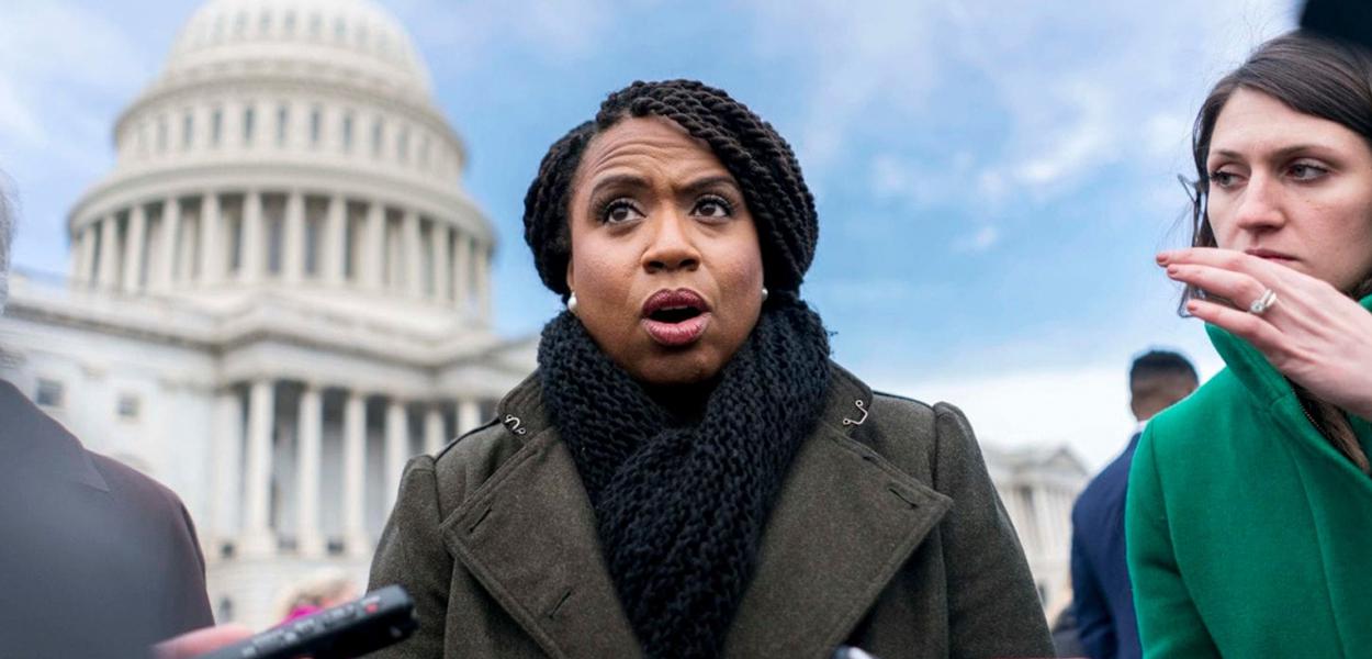 Deputada Ayanna Pressley, do Partido Democrata (Foto: Representative Ayanna Pressley - House.gov) Deputada Ayanna Pressley, do Partido Democrata