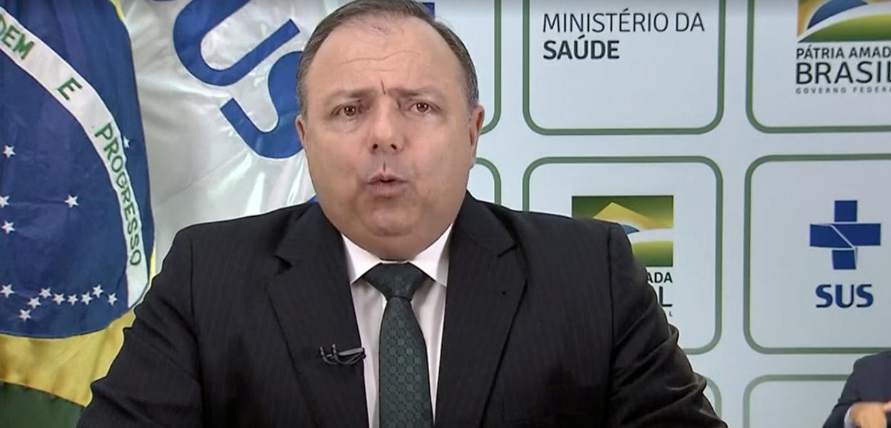 Eduardo Pazuello, ministro da Saúde