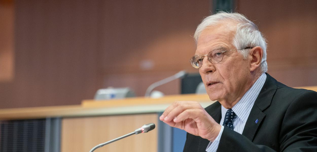 Joseph Borell, representante da União Europeia (Foto: Pietro Naj-Oleari/Parlamento Europeu) Joseph Borell, representante da União Europeia