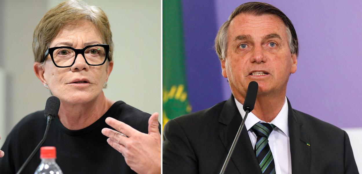 Deborah Duprat e Jair Bolsonaro (Foto: Pedro França/Agência Senado | PR) Deborah Duprat e Jair Bolsonaro